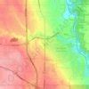 Cleveland Topographic Map Elevation Terrain