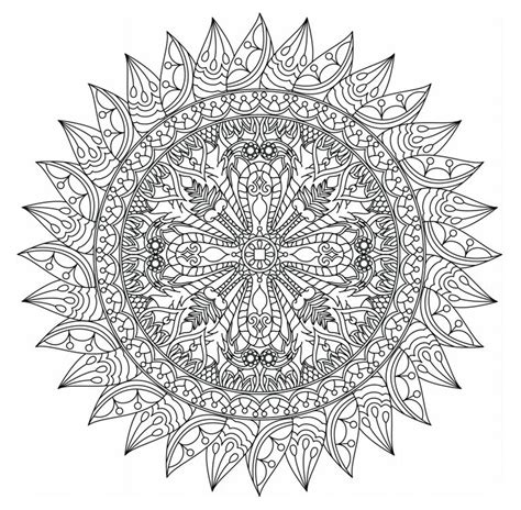 843 Free Mandala Coloring Pages for Adults