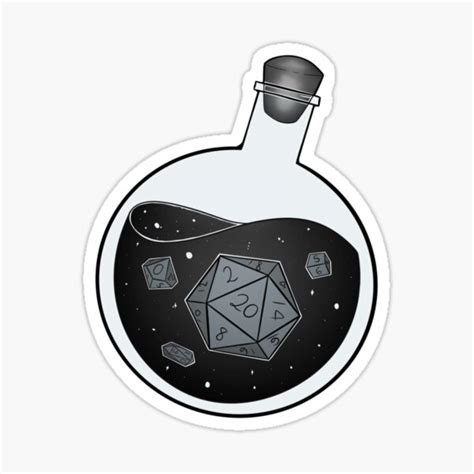 "DnD potion bottle" Sticker for Sale by emmaffion | Redbubble