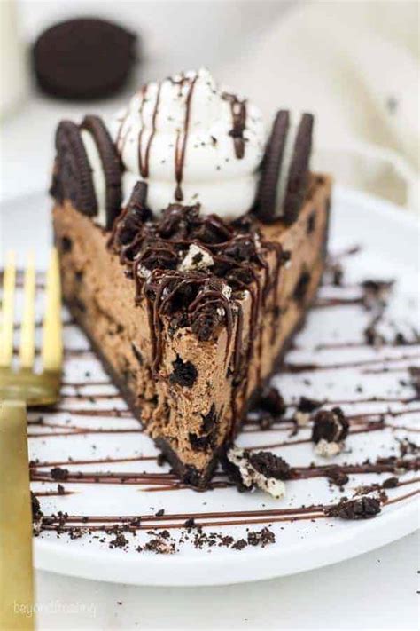 No Bake Chocolate Oreo Cheesecake Beyond Frosting