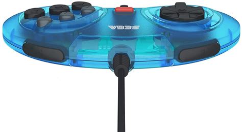 8bitdo Retro Bit Sega Mega Drive 8 Button Arcade Pad With Usb Clear