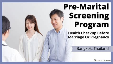 Premarital Check Up Newstempo