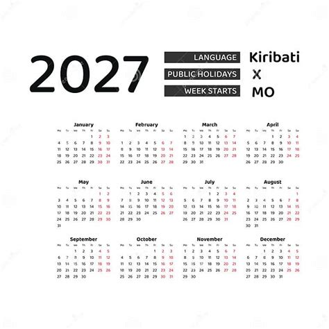 Kiribati Public Holidays 2025 Schedule - Binny Cheslie