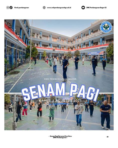 Jaga Tubuh Tetap Sehat Guru Guru Smk Pembangunan Laksanakan Senam Pagi