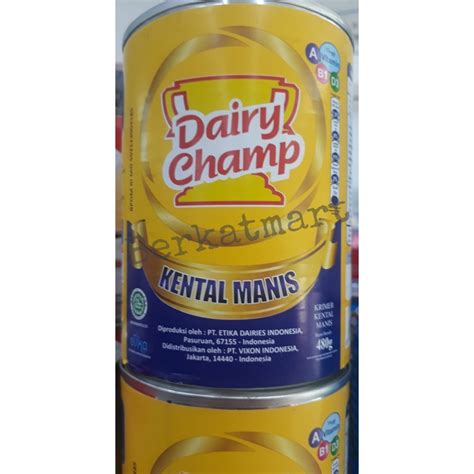 Jual Susu Krimer Kental Manis Dairy Champ 500 Gram Shopee Indonesia