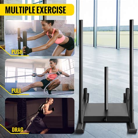 Weight Sled System Push Pull Drag Power Speed Athlete Training Strength