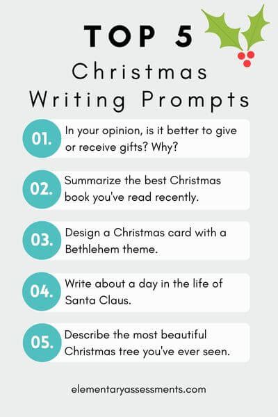 61 Great Christmas Writing Prompts