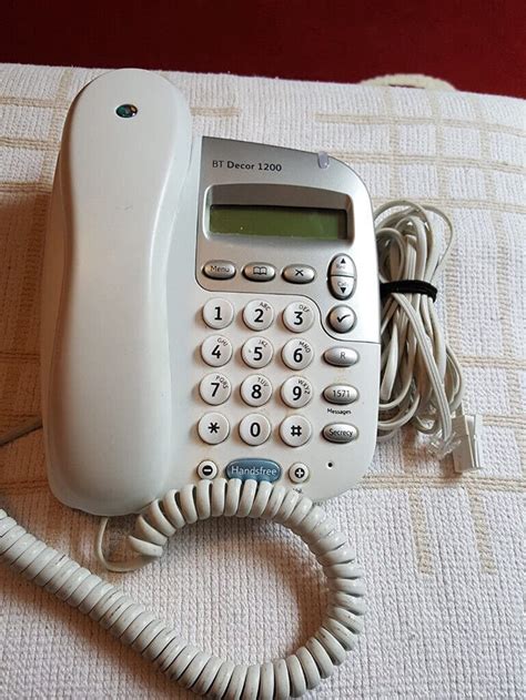 BT 024863 Decor 1200 Corded Phone with Caller ID (Chalk white) | in ...