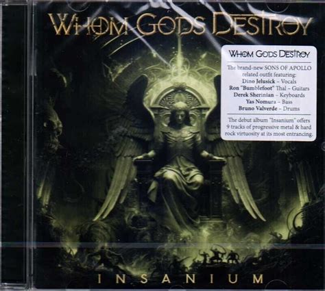 Whom Gods Destroy Insanium Cd Progressive Metal Ebay