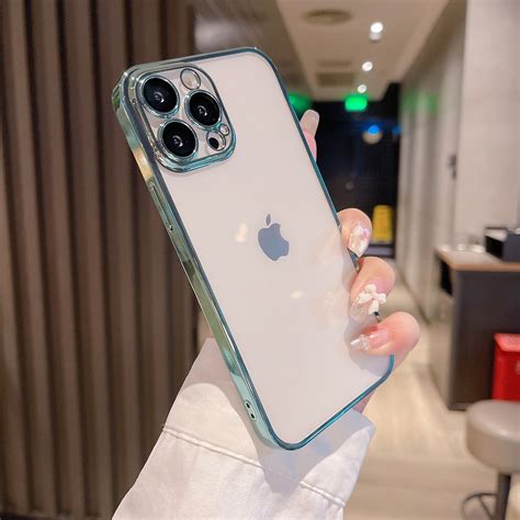 Funda de teléfono galvanizada de moda de lujo para iPhone 15 14 13