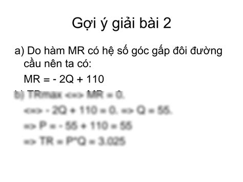 Solution Bai Tap Kinh Te Vi Mo Co Dap An Studypool