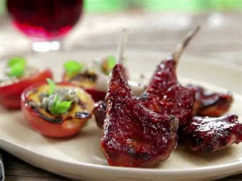 Fire Roasted Baby Lamb Chops With Smoked Paprika Orange BBQ Sauce