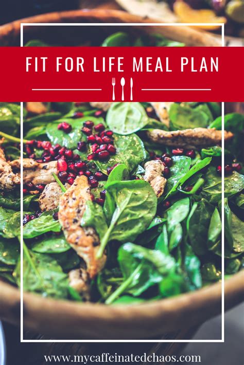 Fit For Life Meal Plan My Caffeinated Chaos Meal Planning Healthy