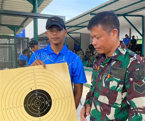 Atlet Tembak Lanud Yohanis Kapiyau Timika Ikuti Kejuaraan Menembak