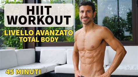 Hiit Workout Total Body Minuti Cotto Al Dente Youtube