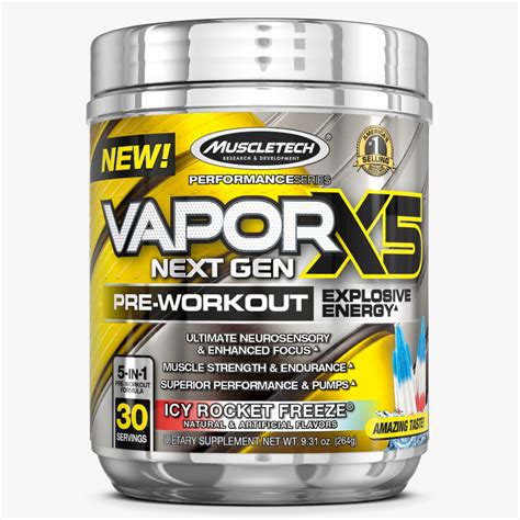 Muscletech Vapor X5 Next Gen 5 In One Pre Workout Formula TRUFIT