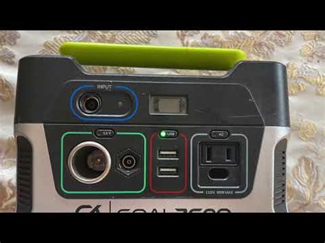 Goal Zero Yeti Portable Power Station Youtube