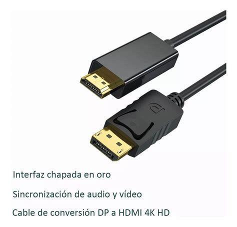 Ripley CABLE DP DISPLAY PORT MACHO A HDMI MACHO