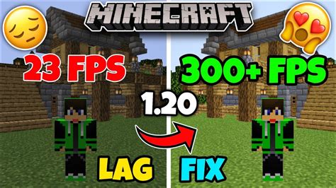 How To Increase Fps In Minecraft Java 120 How To Fix Lag In