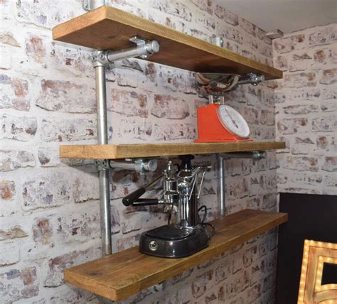 Trio Industrial Style Shelves With Steel Brackets Paddock Farm Dogs