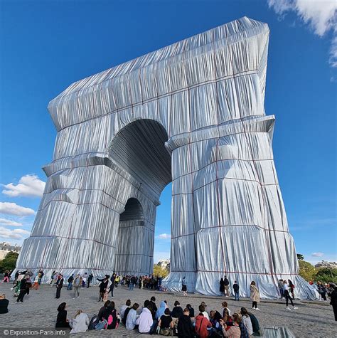 Larc De Triomphe Empaquet Par Christo Et Jeanne Claude Expositions