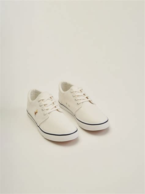 Polo Classic Canvas White Men S Sneakers Polo SA