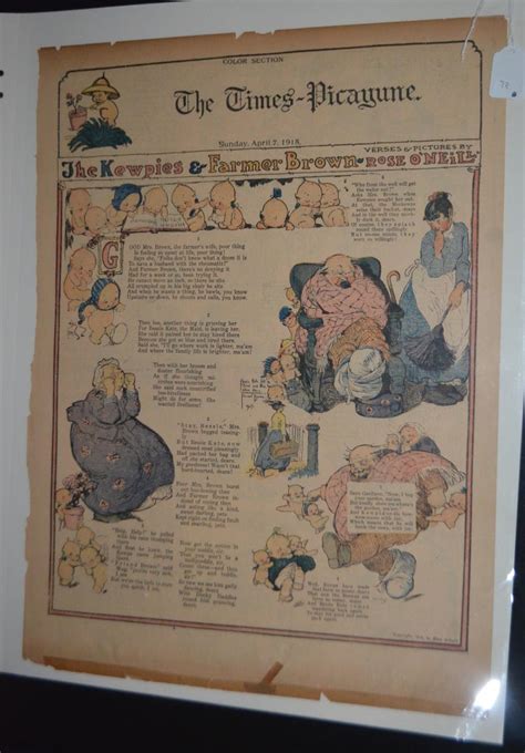 4 1918 Rose O Neill Kewpie Comic Pages