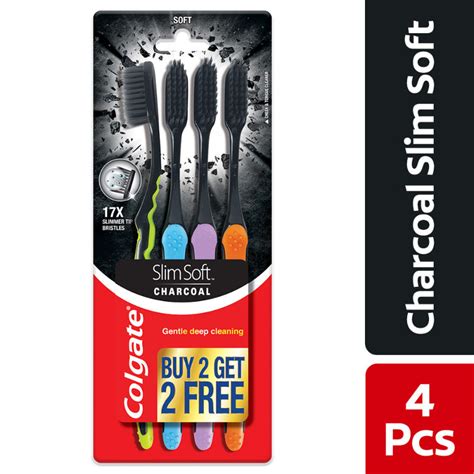 Buy Colgate Slim Soft Charcoal Toothbrush Buy 2 Get 2 Free Online