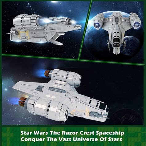 Addshiny Moc Starship Toys The Razor Crest Kits De Construcci N De