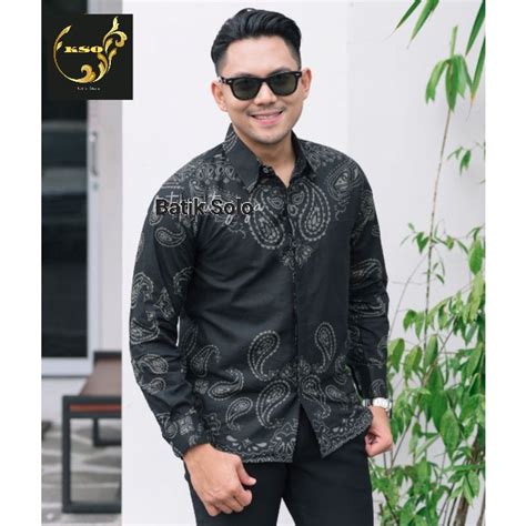 KEMEJA Shells The Latest SOLO BATIK Shirts Men S BATIK With Tricot