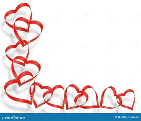 Valentines Day Border Stock Illustration Illustration Of Heart 4049186