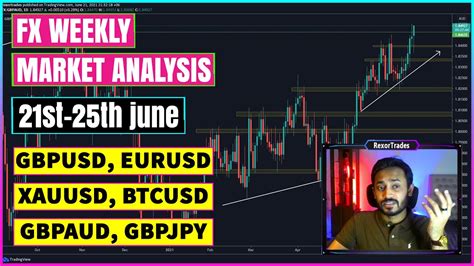 Weekly Chart Analysis From 21st To 25th June 2021 On Gbpusd Eurusd