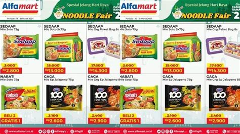 Katalog Promo Alfamart Hari Ini 30 Maret 2024 Dapatkan 8 Mie Instan