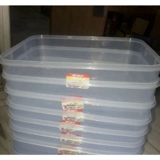 Jual Toples Kotak Makanan Plastik Sayur Transparan Kmp Mutiara Ml