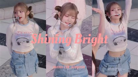 Csr Shining Bright Sihyeon Fancam Youtube