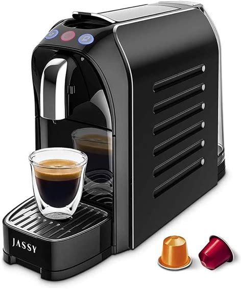 Jassy Mini Espresso Coffee Machine 20 Bar Capsules Brewer Compatible For Nespresso