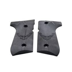 Lok grips G10 Grips for Beretta 92 Engraved USAF BLACK