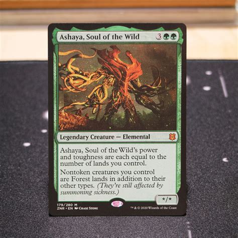 Ashaya Soul Of The Wild ZNR Zendikar Rising Mtg Proxy Magic The