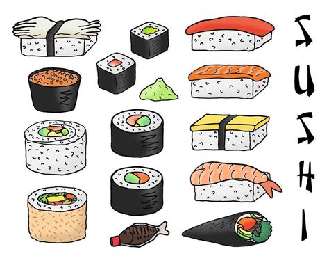 Cartoon Sushi Wallpapers - Top Free Cartoon Sushi Backgrounds - WallpaperAccess