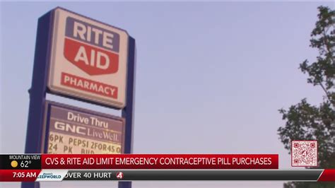 Cvs Rite Aid Limit Emergency Contraception Purchases Youtube