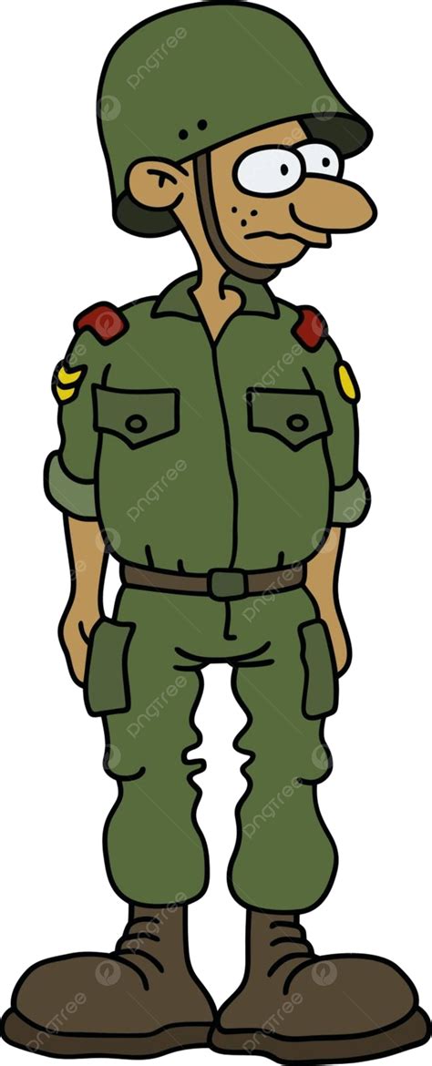 The Funny Soldier Cartoon War Man Vector Cartoon War Man Png And