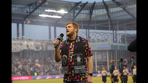 Jeff Jasperson Sings The National Anthem Sporting Kc Vs Seattle