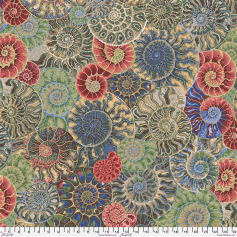 Ammonites Neutral August By Kaffe Fassett Collective Petting