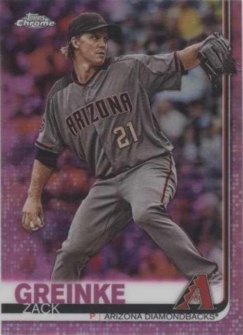 Topps Chrome Pink Refractor Zack Greinke For Sale Online Ebay