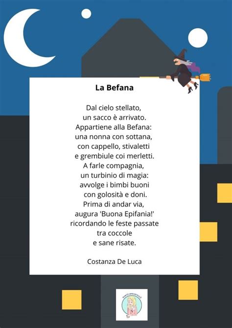 LA BEFANA Poesia Di Costanza De Luca Maestraemamma