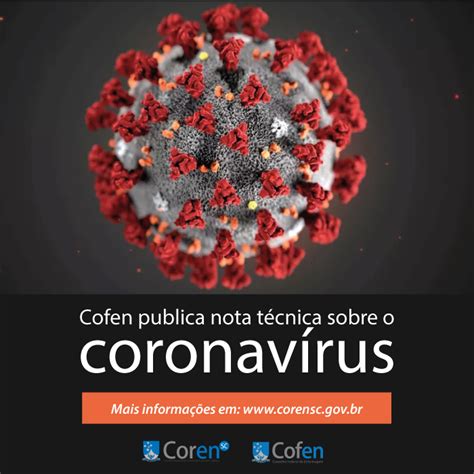 Cofen publica nota técnica sobre o coronavírus Coren SC Conselho