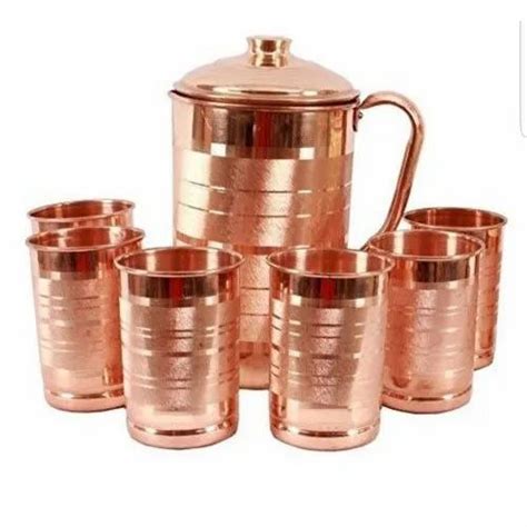 Copper Jug And Glass Set At Rs 1000set Copper Jugs In Mathura Id 22036991455