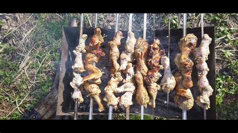 Очень вкусный и сочный ШАШЛЫК из Курицы. На ПРИРОДЕ. - YouTube