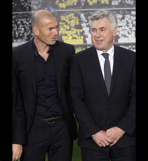 Photo Carlo Ancelotti Et Son Nouvel Entra Neur Adjoint Au Real Madrid