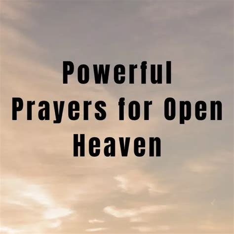 Prayer Points For Impossible Situations Powerful Prayers For Open